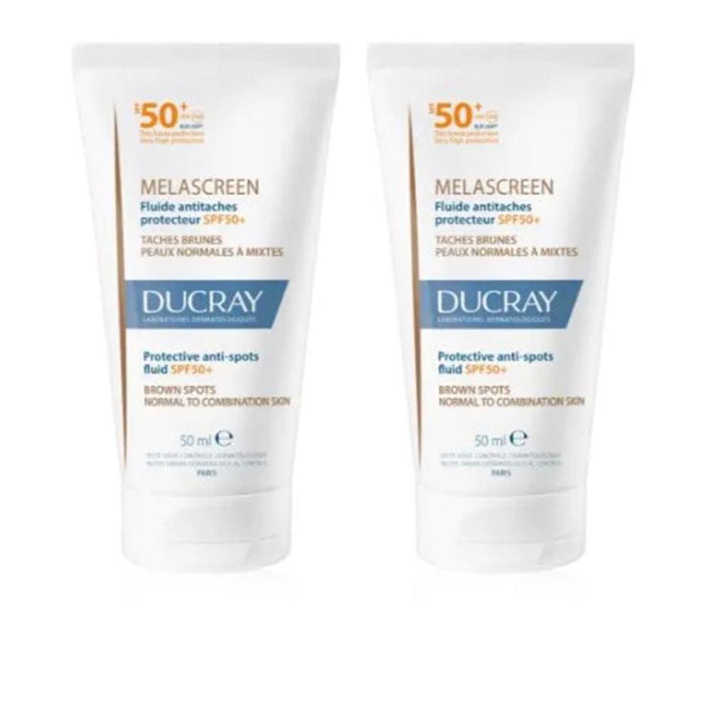 DUCRAY MELASCREEN protective anti-stain fluid SPF50 duo 2 x 50 ml in , Facial Cosmetics by DUCRAY. Merkmale: . Verfügbar bei ParfümReich.