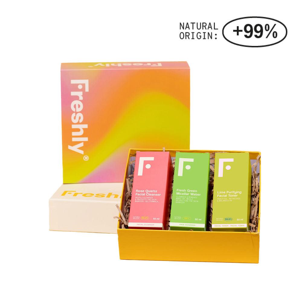 FRESHLY COSMETICS MINI CLEANSER CASE 3 pcs in , Facial Cosmetics by FRESHLY COSMETICS. Merkmale: . Verfügbar bei ParfümReich.