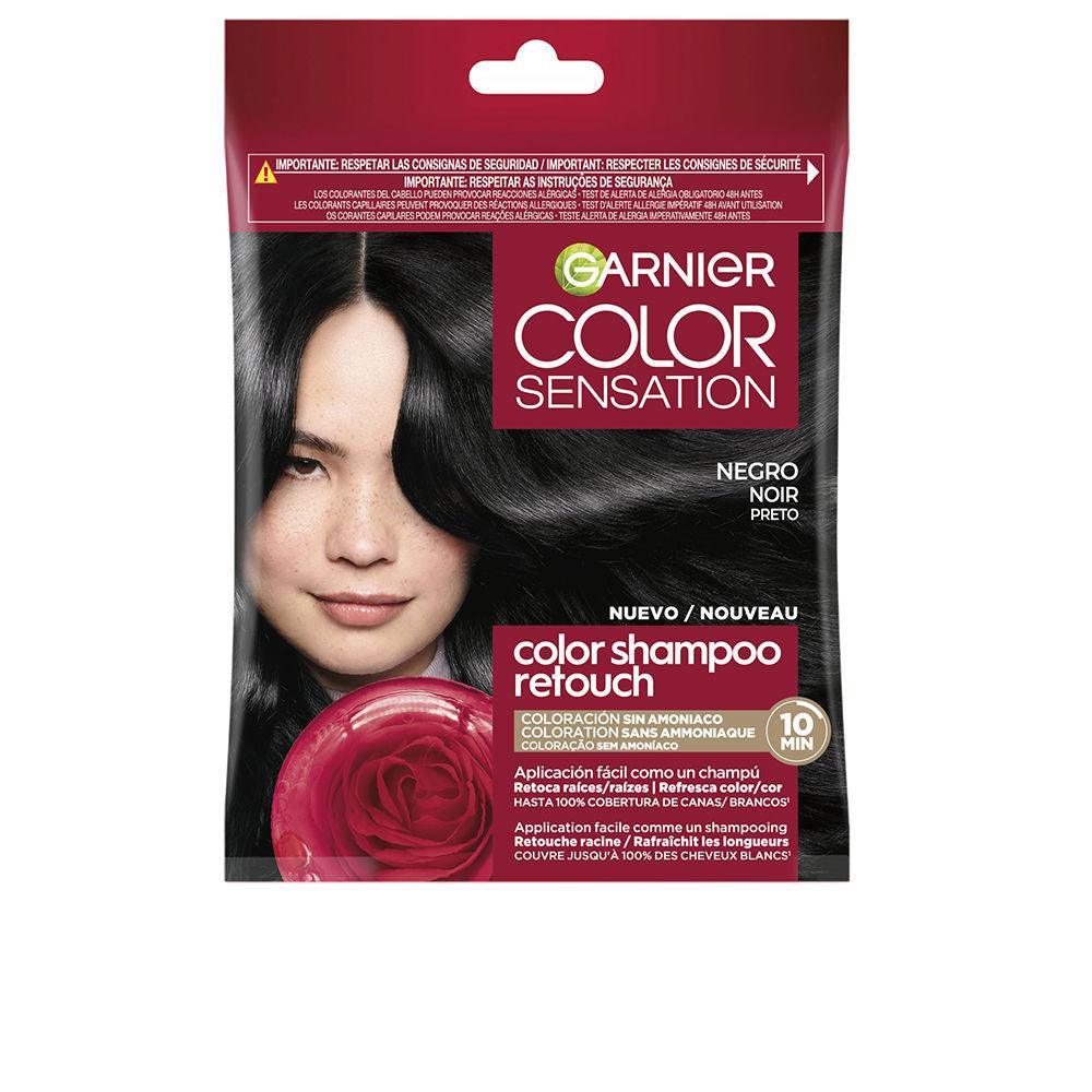 GARNIER COLOR SENSATION tone on tone color shampoo in 1.0-black , Hair by GARNIER. Merkmale: . Verfügbar bei ParfümReich.