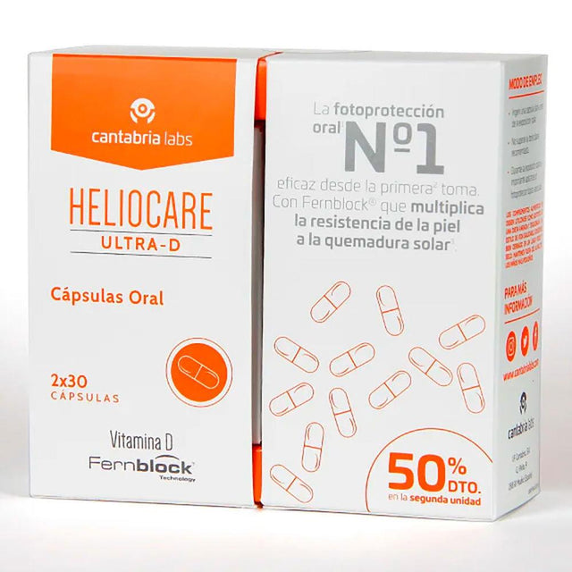 HELIOCARE HELIOCARE ULTRA D photoprotection from the inside with vitamin D duo 2 x 30 capsules in , Nutrition by HELIOCARE. Merkmale: . Verfügbar bei ParfümReich.
