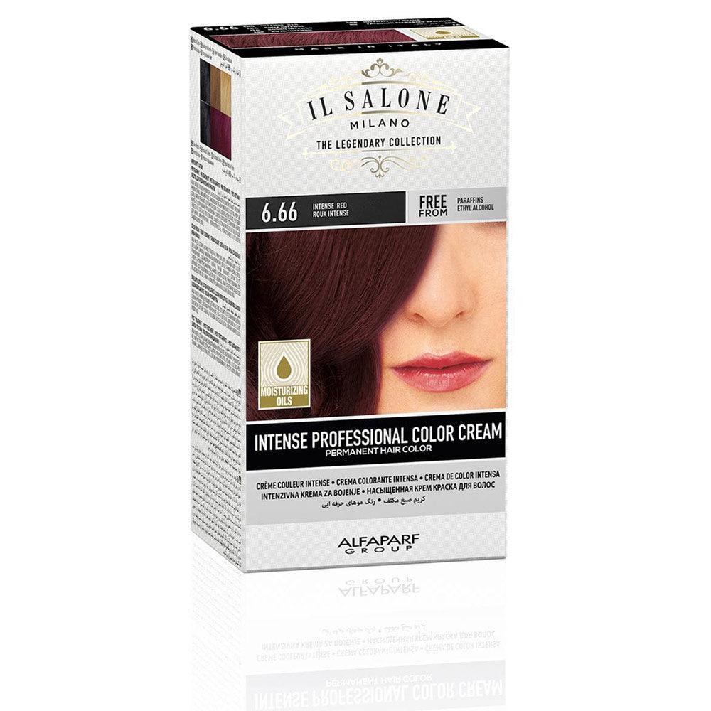 IL SALONE MILANO INTENSE PROFESSIONAL COLOR CREAM permanent hair color in 6.66 - Intense Red , Hair by IL SALONE MILANO. Merkmale: . Verfügbar bei ParfümReich.