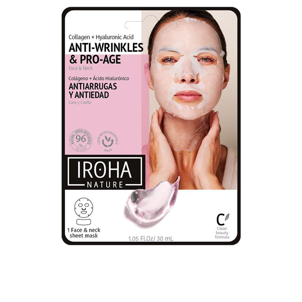 IROHA 100% COTTON FACE & NECK MASK collagen-antiage 1 u in , Facial Cosmetics by IROHA. Merkmale: . Verfügbar bei ParfümReich.