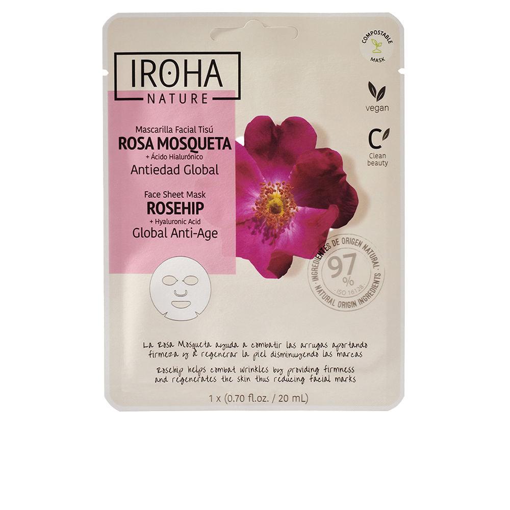 IROHA ROSEHIP tissue facial mask 1 u in , Facial Cosmetics by IROHA. Merkmale: . Verfügbar bei ParfümReich.