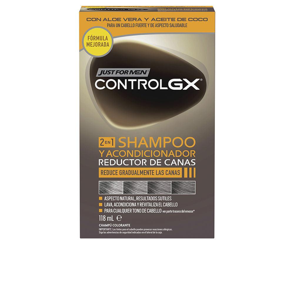 JUST FOR MEN CONTROL GX gray hair reducing shampoo with conditioner 118 ml in , Hair by JUST FOR MEN. Merkmale: . Verfügbar bei ParfümReich.