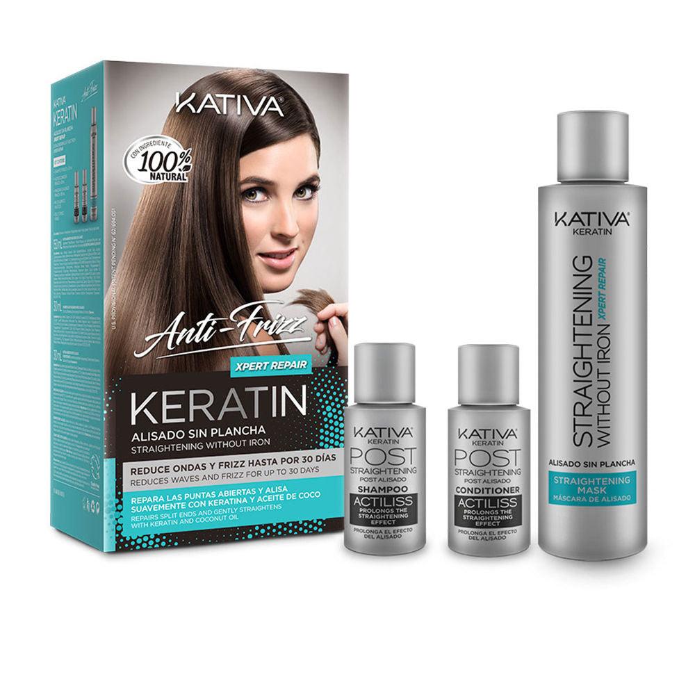 KATIVA KERATIN ANTI-FRIZZ straightening without iron repairs ends 30 days 3 units in , Hair by KATIVA. Merkmale: . Verfügbar bei ParfümReich.