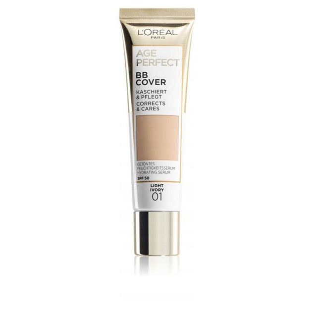 L'ORÉAL PARIS AGE PERFECT BB COVER liquid makeup SPF50 30 ml in light lvory , Facial Cosmetics by L'ORÉAL PARIS. Merkmale: . Verfügbar bei ParfümReich.