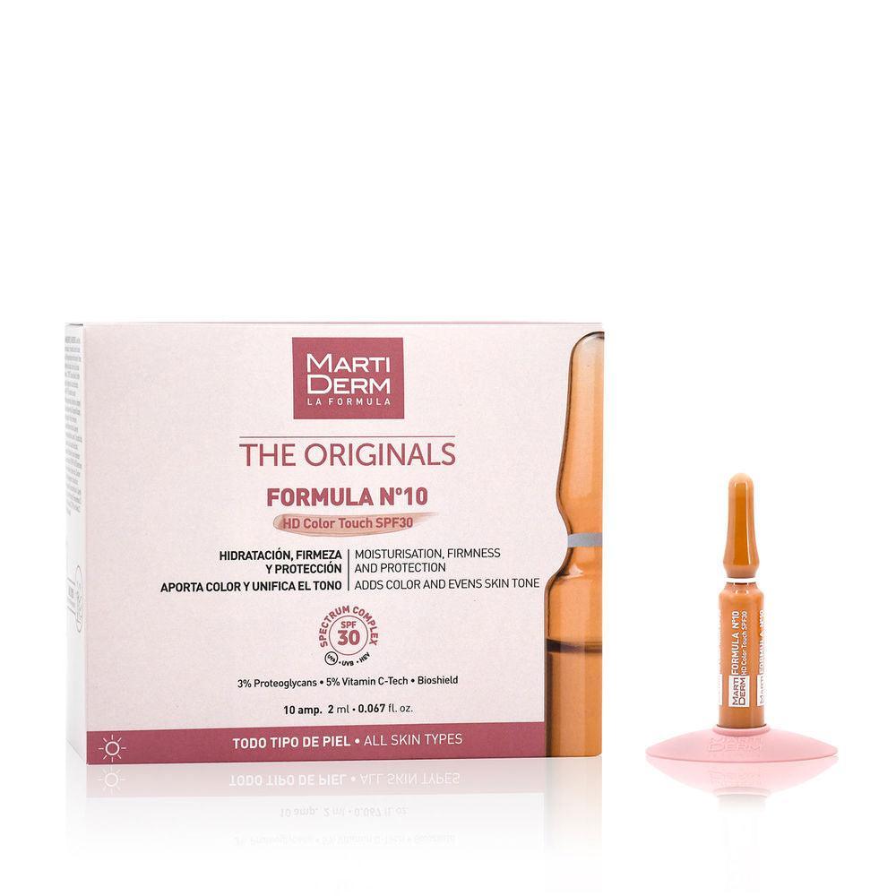 MARTIDERM THE ORIGINALS FORMULA Nº10 SPF30 ampoules in 10 x 2 ml , Facial Cosmetics by MARTIDERM. Merkmale: . Verfügbar bei ParfümReich.