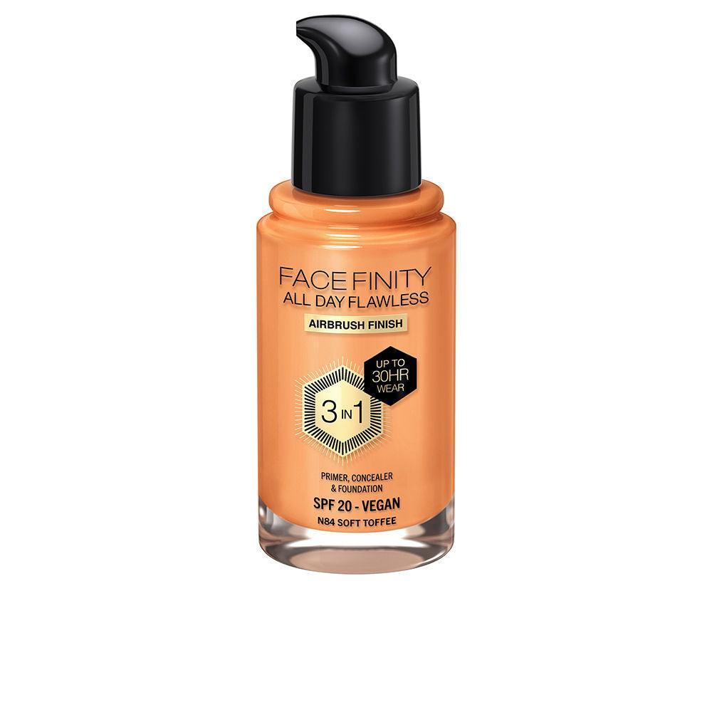 MAX FACTOR FACEFINITY ALL DAY FLAWLESS 3 IN 1 foundation 30 ml in N84 Soft Toffee , Makeup by MAX FACTOR. Merkmale: . Verfügbar bei ParfümReich.