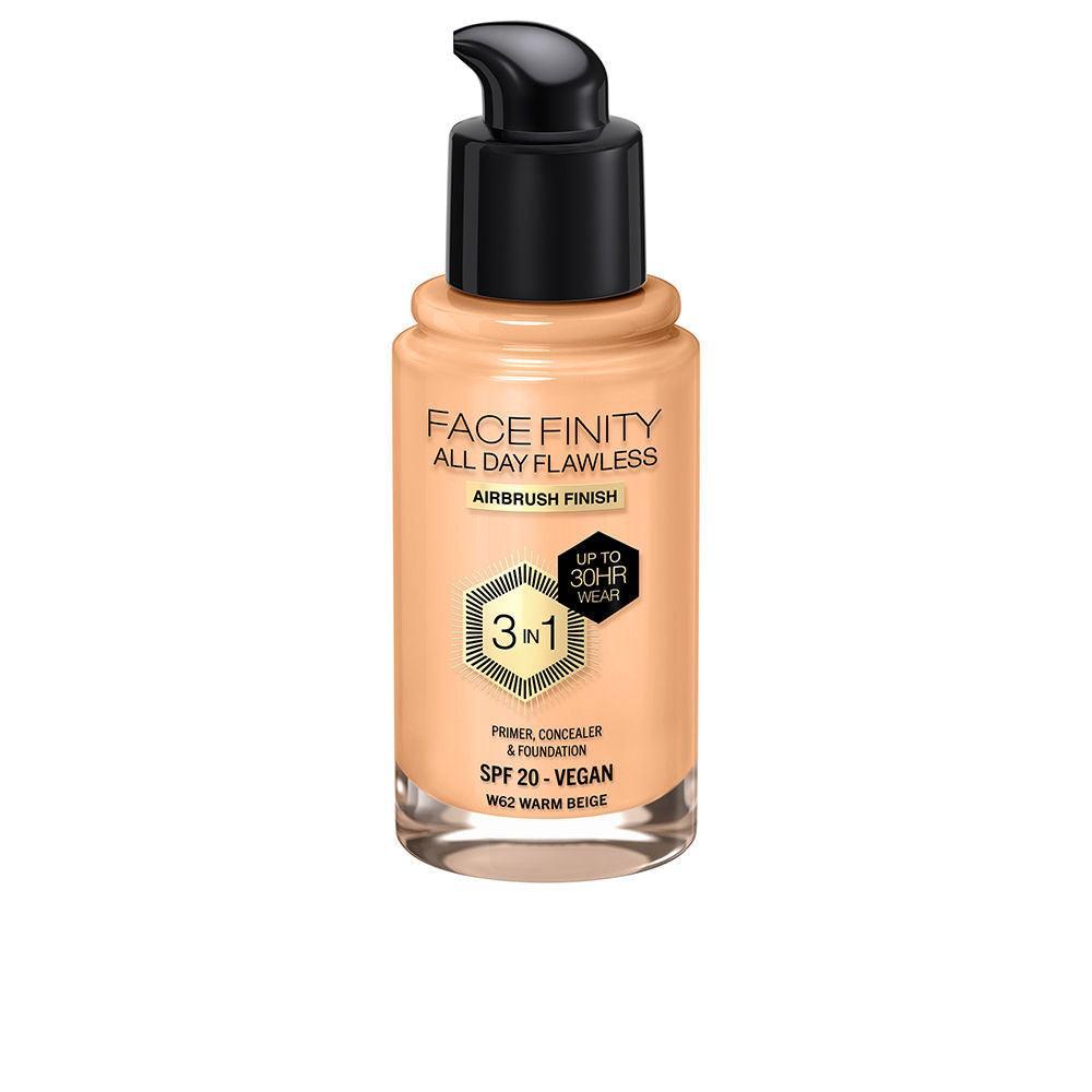 MAX FACTOR FACEFINITY ALL DAY FLAWLESS 3 IN 1 foundation 30 ml in W62 Warm Beige , Makeup by MAX FACTOR. Merkmale: . Verfügbar bei ParfümReich.