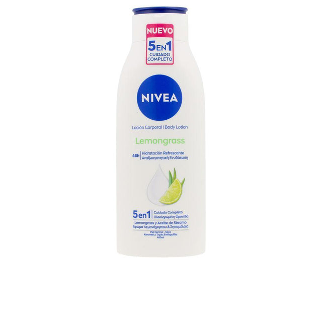 NIVEA LEMONGRASS body lotion 5 in 1 400 ml in , Body Cosmetics by NIVEA. Merkmale: . Verfügbar bei ParfümReich.