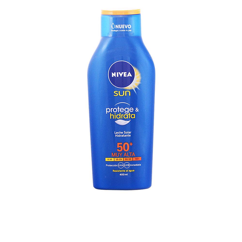 NIVEA SUN PROTECTS&HYDRATES milk SPF50+ 400 ml in , Sun Care by NIVEA. Merkmale: . Verfügbar bei ParfümReich.