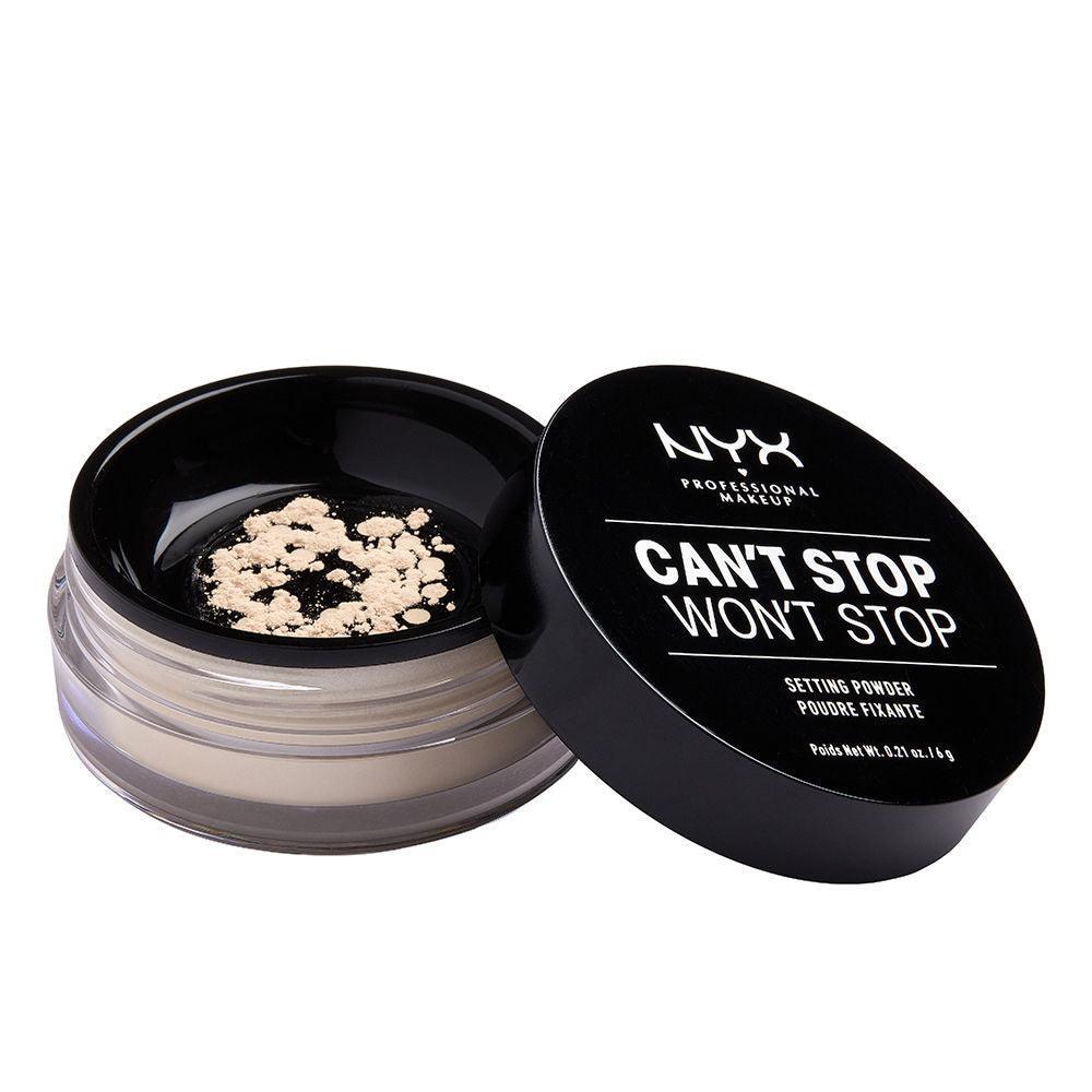 NYX PROFESSIONAL MAKE UP CAN'T STOP WON'T STOP setting powder 6 gr in 01-light , Makeup by NYX PROFESSIONAL MAKE UP. Merkmale: . Verfügbar bei ParfümReich.