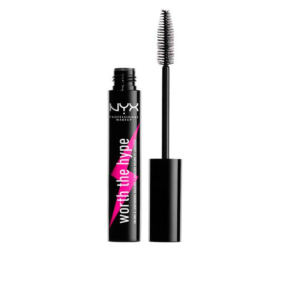 NYX PROFESSIONAL MAKE UP WORTH THE HYPE volume & lengthening mascara #black in , Makeup by NYX PROFESSIONAL MAKE UP. Merkmale: . Verfügbar bei ParfümReich.