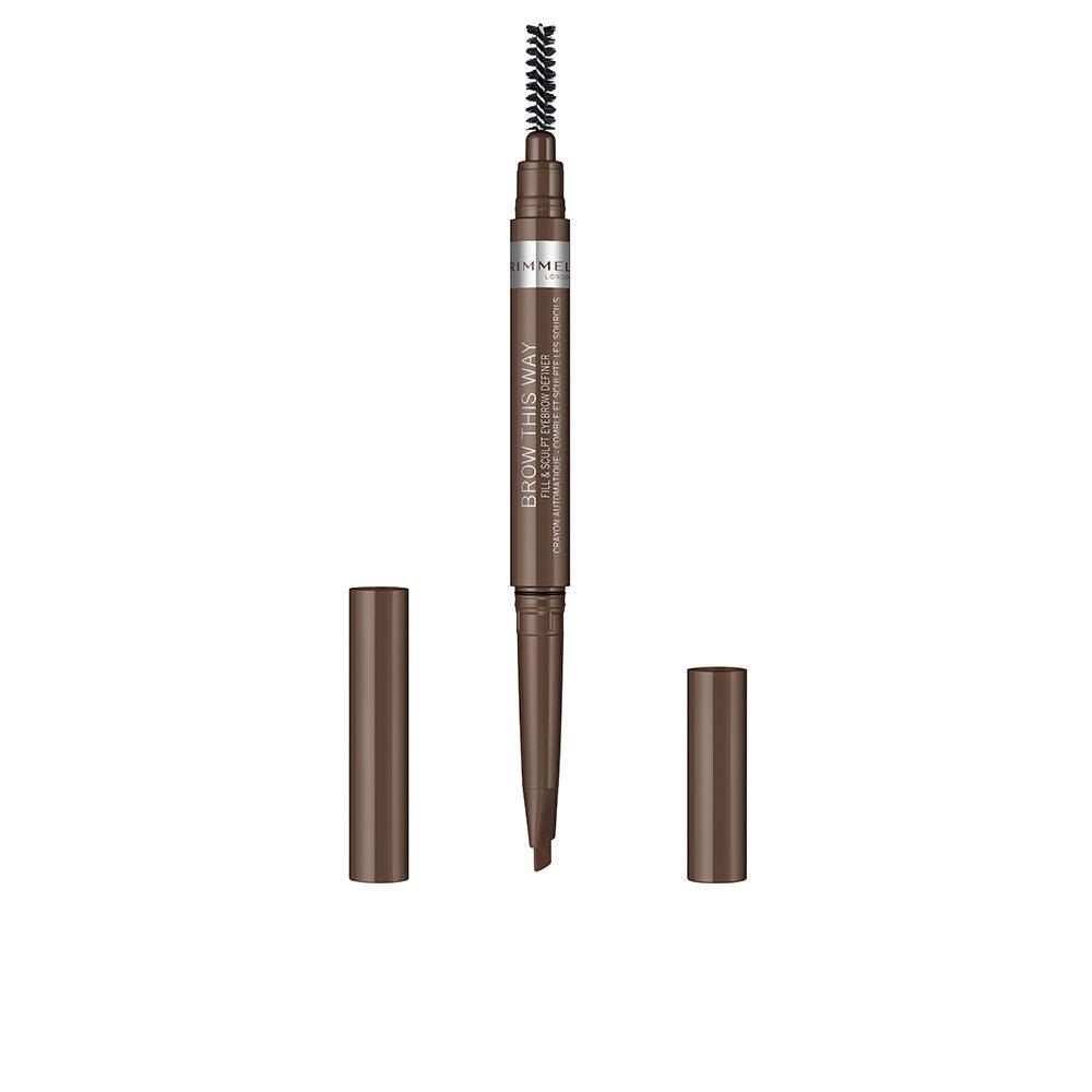 RIMMEL LONDON BROW THIS WAY eyebrow pencil 0,25 gr in 002 Medium Brown , Makeup by RIMMEL LONDON. Merkmale: . Verfügbar bei ParfümReich.