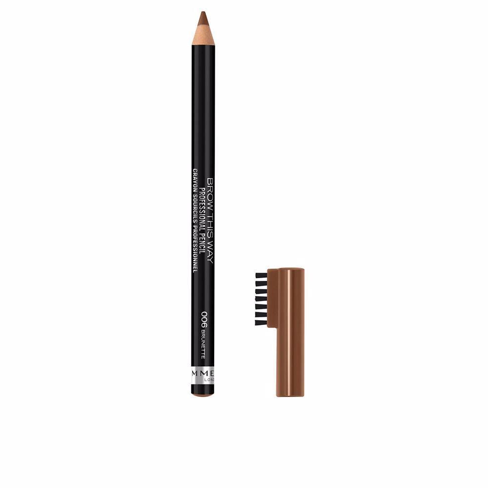 RIMMEL LONDON BROW THIS WAY professional pencil 1,41 gr in 006 Brunette , Makeup by RIMMEL LONDON. Merkmale: . Verfügbar bei ParfümReich.