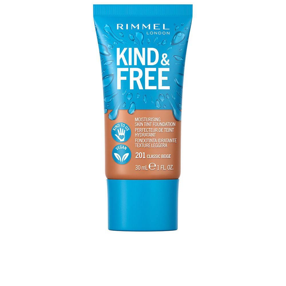 RIMMEL LONDON KIND & FREE skin tint foundation in 201-Classic Beige , Makeup by RIMMEL LONDON. Merkmale: . Verfügbar bei ParfümReich.