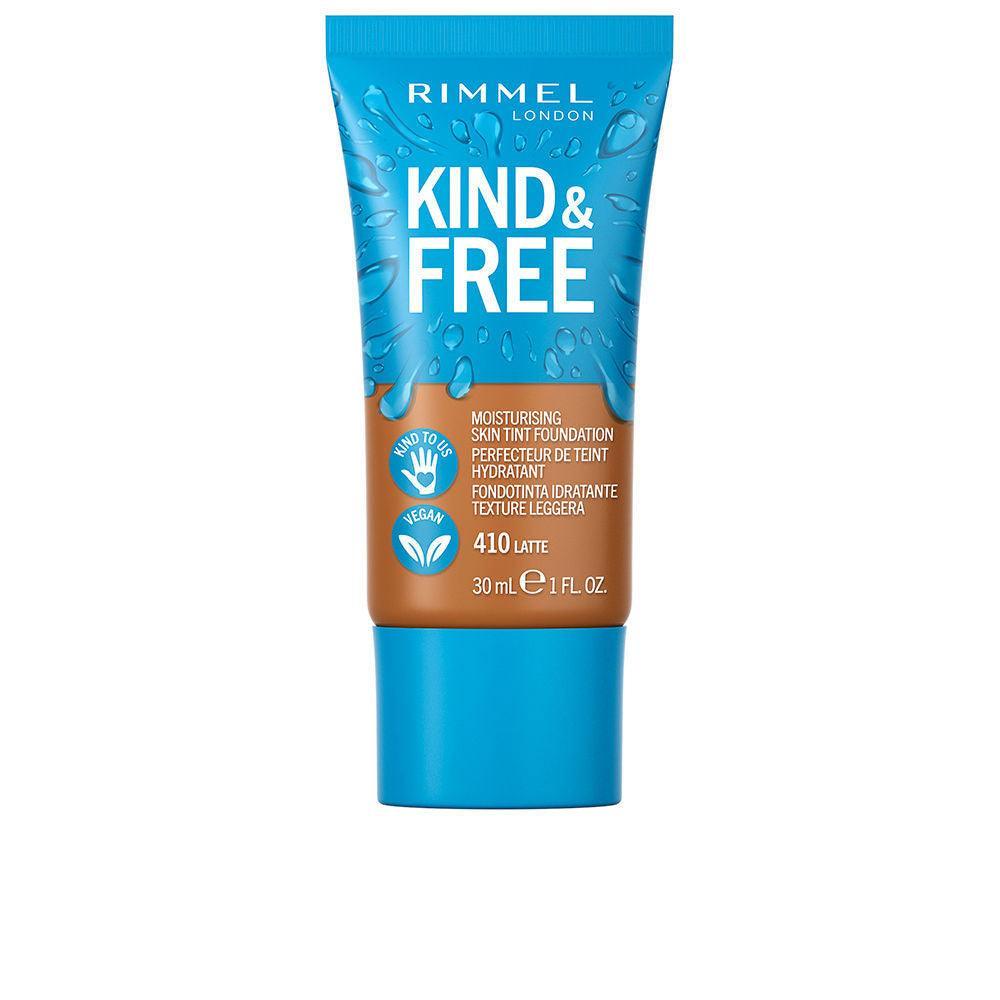 RIMMEL LONDON KIND & FREE skin tint foundation in 410-Latte , Makeup by RIMMEL LONDON. Merkmale: . Verfügbar bei ParfümReich.