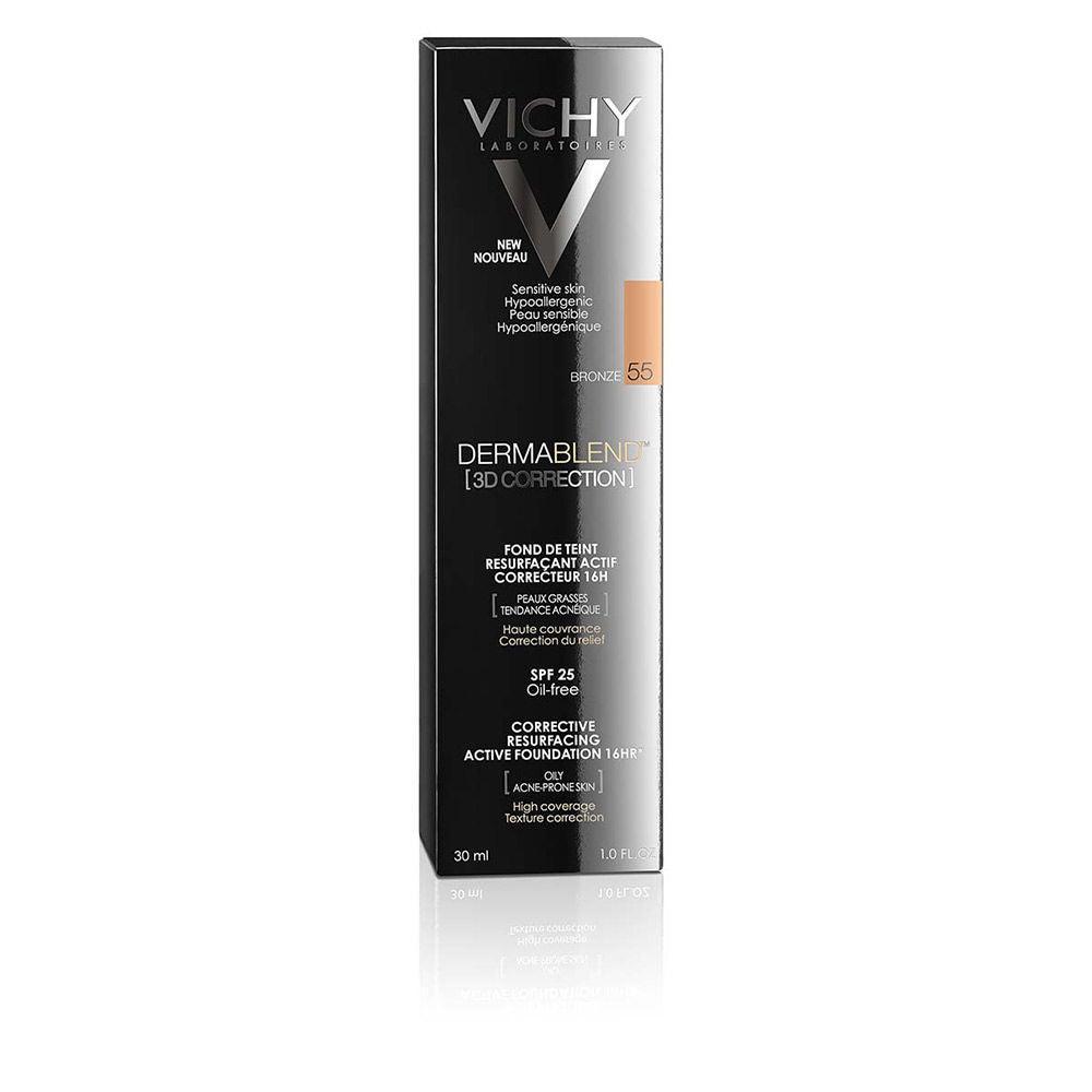 VICHY DERMABLEND 3D CORRECTION fond de teint resurfaçant 30 ml in 55-bronz , Makeup by VICHY. Merkmale: . Verfügbar bei ParfümReich.