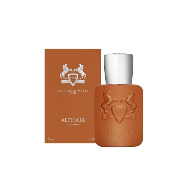Parfümreich – Parfums de Marly Althaïr: luxuriöser Flakon mit passender Verpackung, warmes Braundesign für 75 ml