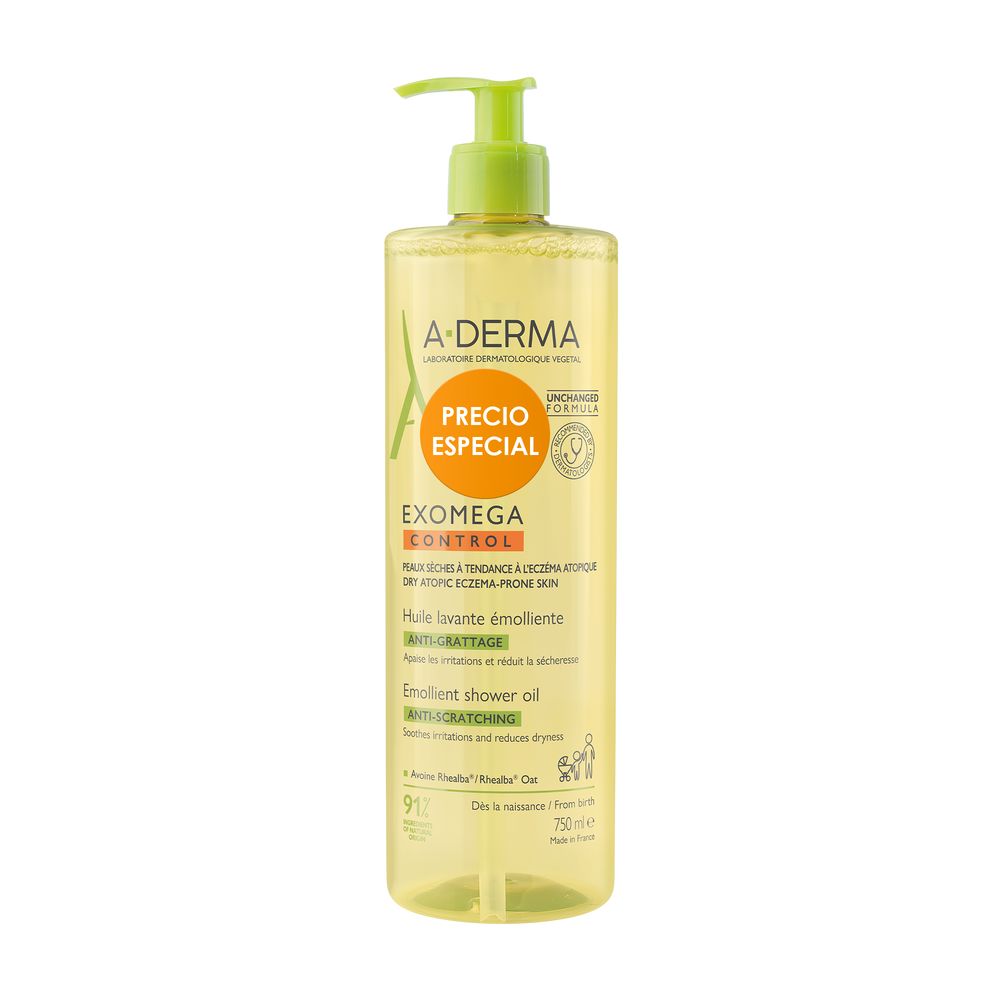 A-DERMA EXOMEGA CONTROL aceite ducha emoliente 750 ml in , Hygiene by A-DERMA. Merkmale: . Verfügbar bei ParfümReich.