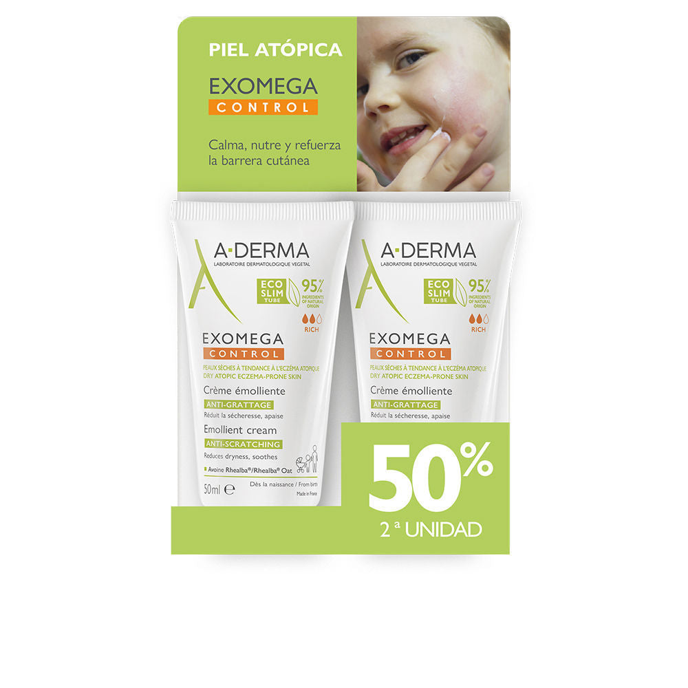 A-DERMA EXOMEGA CONTROL emollient cream pack 2 x 50 ml in , Body Cosmetics by A-DERMA. Merkmale: . Verfügbar bei ParfümReich.