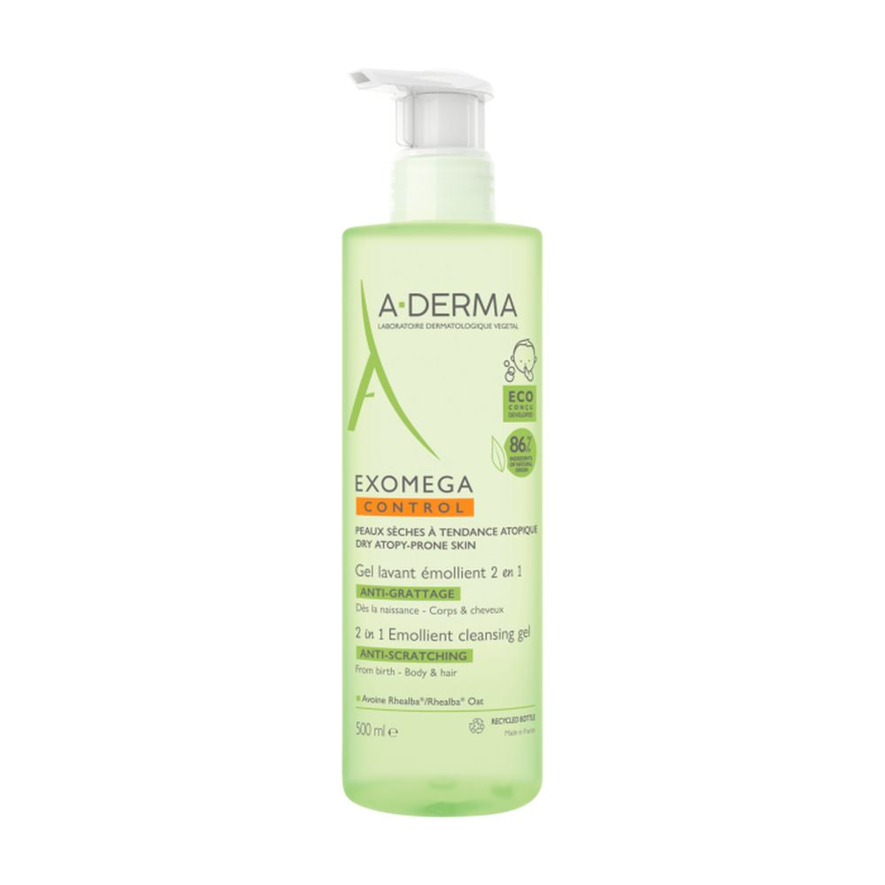 A-DERMA EXOMEGA CONTROL emollient gel 2in1 500 ml in , Kids &amp; Babies by A-DERMA. Merkmale: . Verfügbar bei ParfümReich.