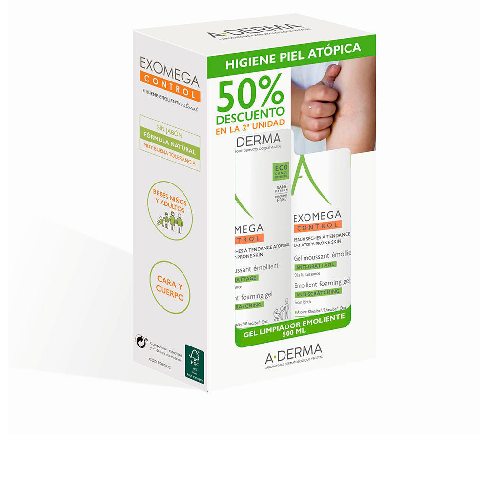 A-DERMA EXOMEGA CONTROL GEL ESPUMOSO EMOLIENTE LOTE 2 x 500 ml in , Hygiene by A-DERMA. Merkmale: . Verfügbar bei ParfümReich.