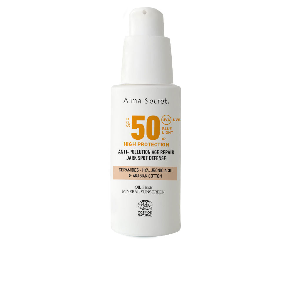 ALMA SECRET SOLAR tinted facial cream SPF50 