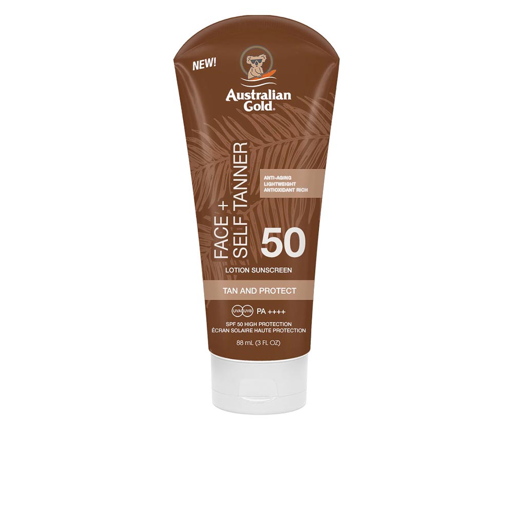 AUSTRALIAN GOLD FACE SELF TANNER SPF50 sunscreen 88 ml in , Sun Care by AUSTRALIAN GOLD. Merkmale: . Verfügbar bei ParfümReich.