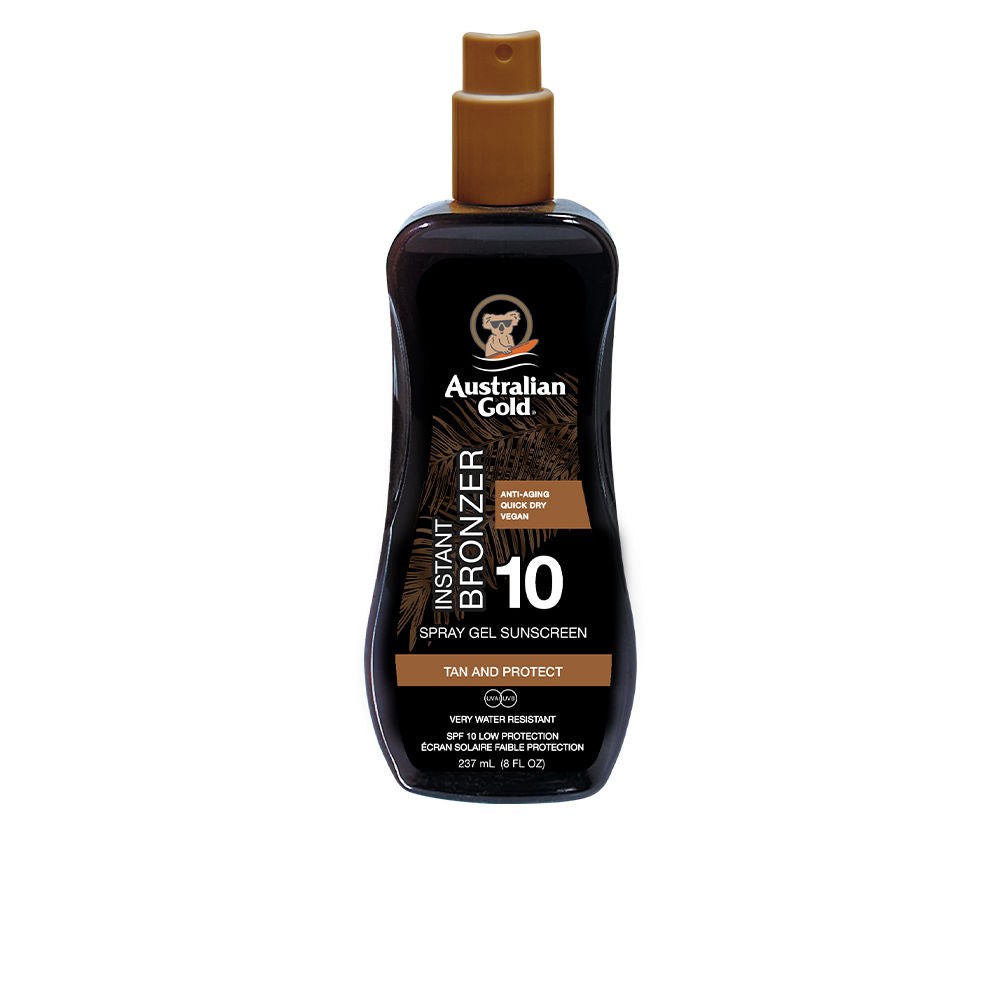 AUSTRALIAN GOLD SUNSCREEN SPF10 spray gel with instant bronzer 237 ml in , Sun Care by AUSTRALIAN GOLD. Merkmale: . Verfügbar bei ParfümReich.