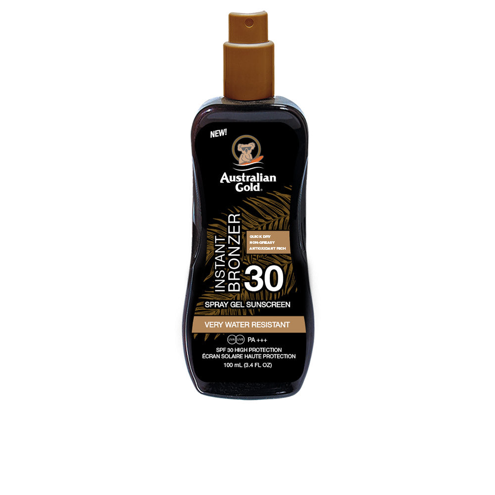 AUSTRALIAN GOLD SUNSCREEN SPF30 spray gel with instant bronzer 100 ml in , Sun Care by AUSTRALIAN GOLD. Merkmale: . Verfügbar bei ParfümReich.