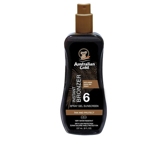 AUSTRALIAN GOLD SUNSCREEN SPF6 spray gel with instant bronzer 237 ml in , Sun Care by AUSTRALIAN GOLD. Merkmale: . Verfügbar bei ParfümReich.