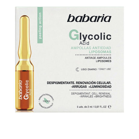 BABARIA GLYCOLIC ACID cell renewal ampoules 5 x 2 ml in , Facial Cosmetics by BABARIA. Merkmale: . Verfügbar bei ParfümReich.
