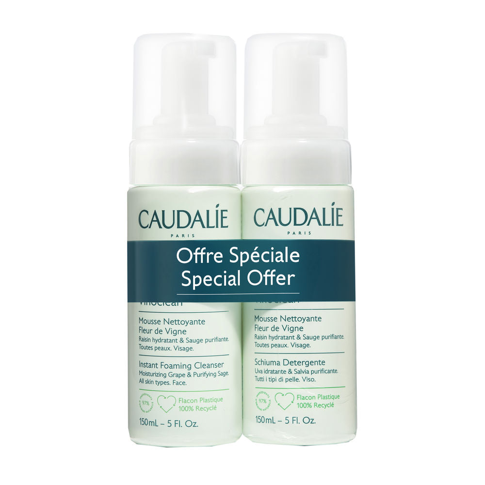 CAUDALIE VINOCLEAN cleansing foam pack 2 x 150 ml in , Facial Cosmetics by CAUDALIE. Merkmale: . Verfügbar bei ParfümReich.