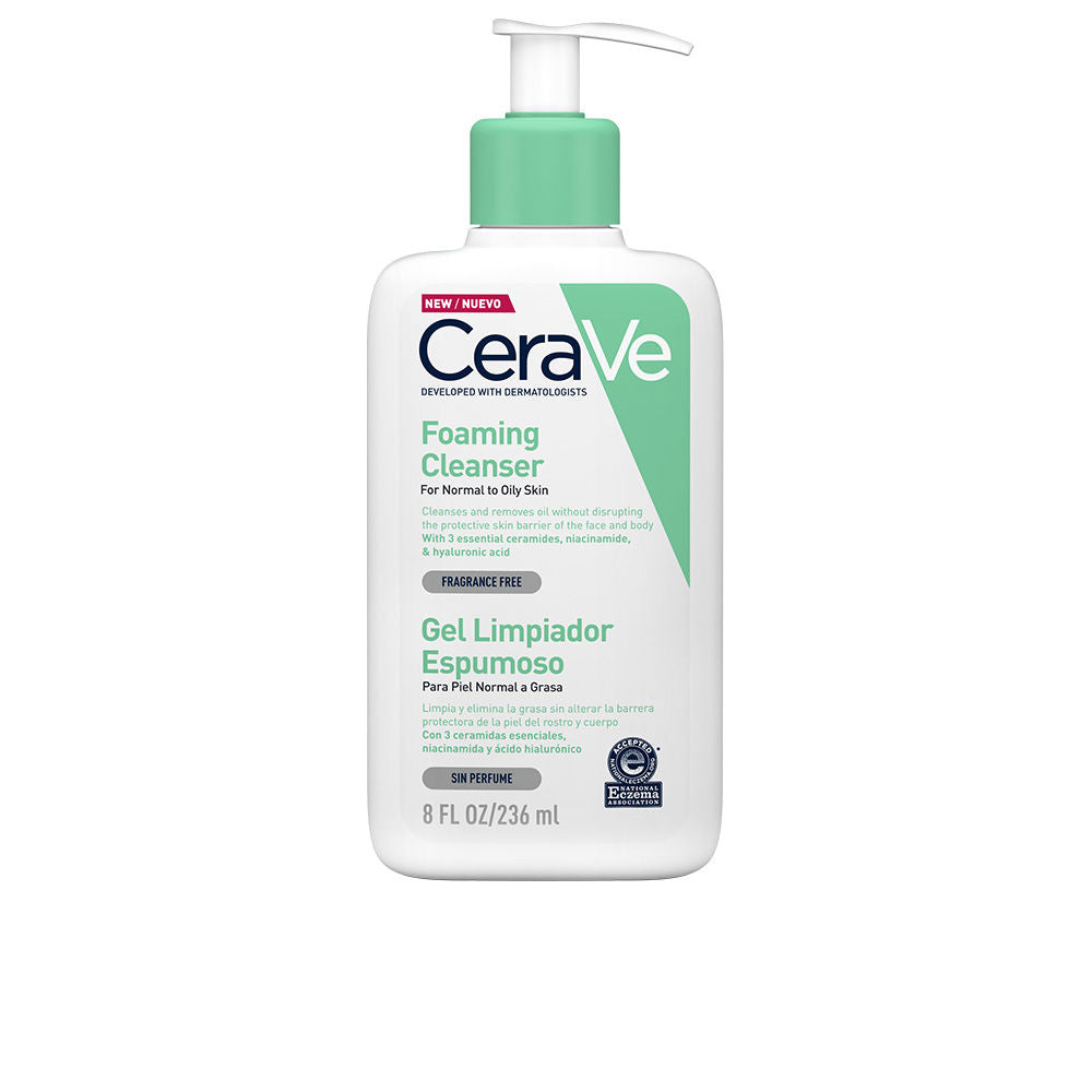 CERAVE FOAMING CLEANSER for normal to oily skin in 236 ml , Facial Cosmetics by CERAVE. Merkmale: . Verfügbar bei ParfümReich.