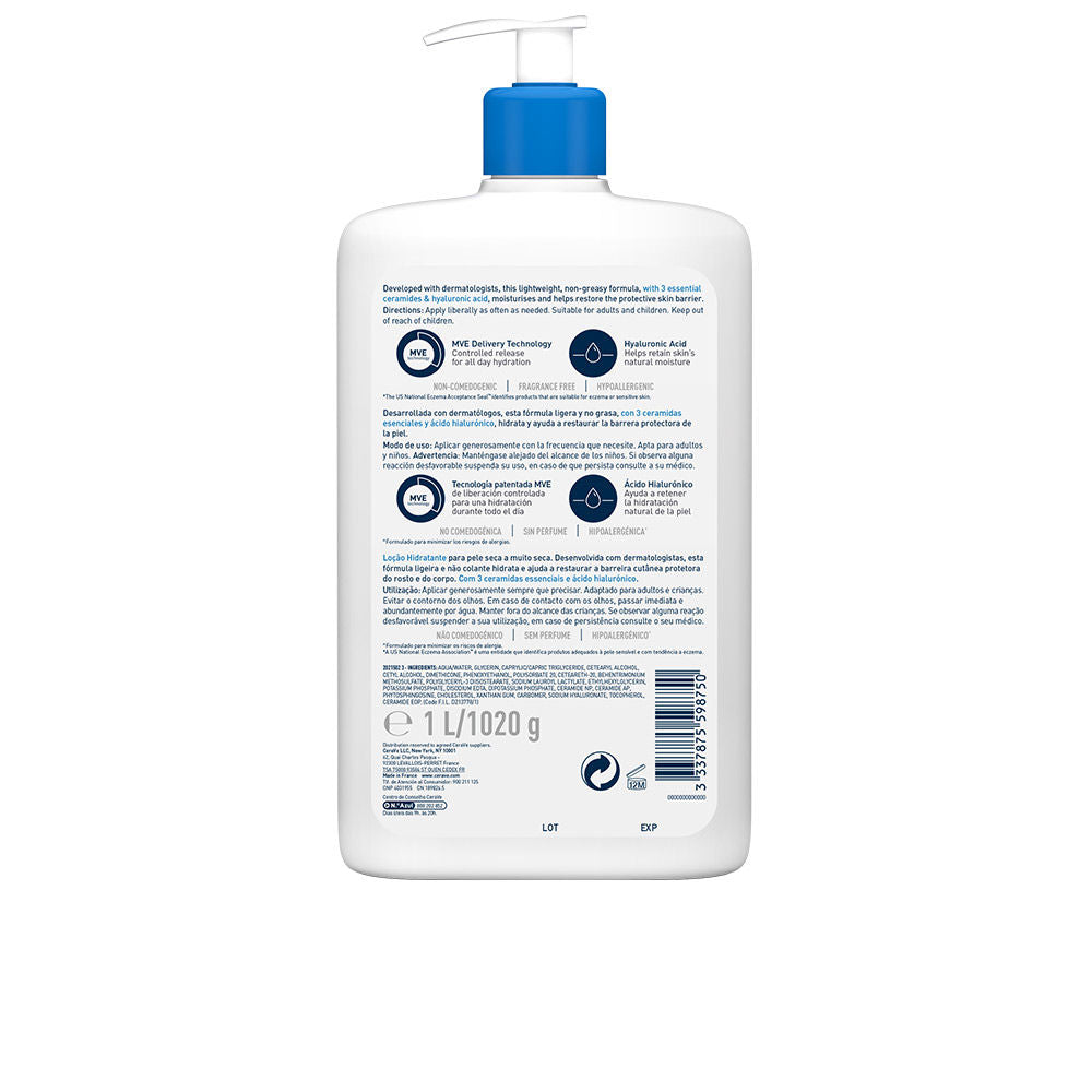 CERAVE MOISTURISING LOTION for dry to very dry skin in 1000 ml , Body Cosmetics by CERAVE. Merkmale: . Verfügbar bei ParfümReich.