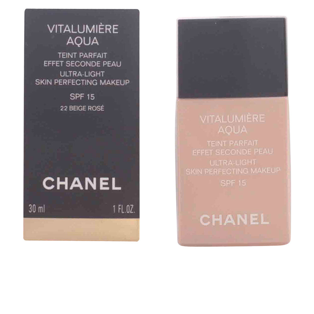 CHANEL VITALUMIÈRE AQUA teint parfait in 22-beige rosé , Makeup by CHANEL. Merkmale: . Verfügbar bei ParfümReich.