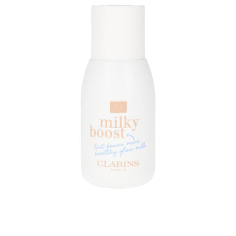 CLARINS MILKY BOOST lait bonne mine in 03-milky cashew , Makeup by CLARINS. Merkmale: . Verfügbar bei ParfümReich.