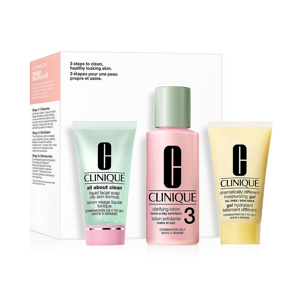 CLINIQUE 3 STEP SYSTEM FOR DRY-COMBINATION SKIN CASE 3 pcs in , Facial Cosmetics by CLINIQUE. Merkmale: . Verfügbar bei ParfümReich.