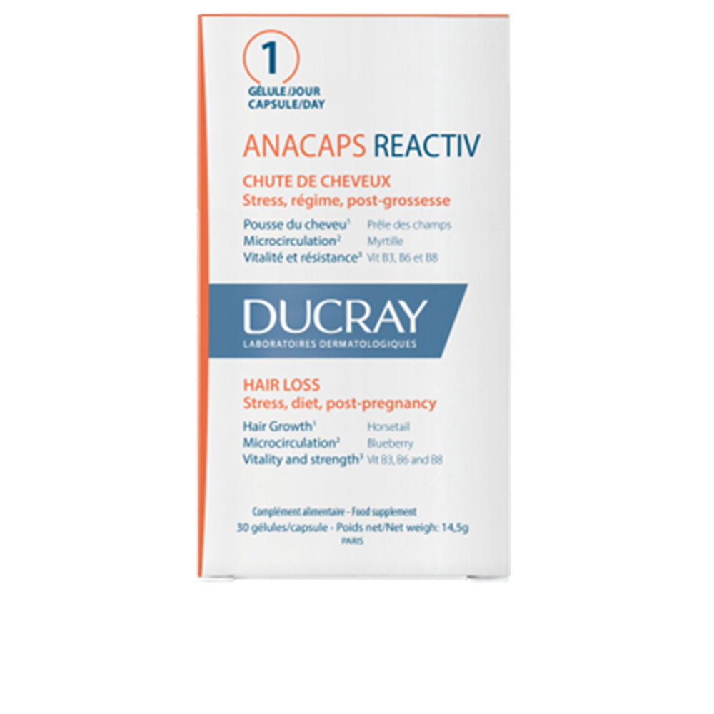 DUCRAY ANACAPS REACTIV reactive hair loss food supplement 30 units in , Hair by DUCRAY. Merkmale: . Verfügbar bei ParfümReich.