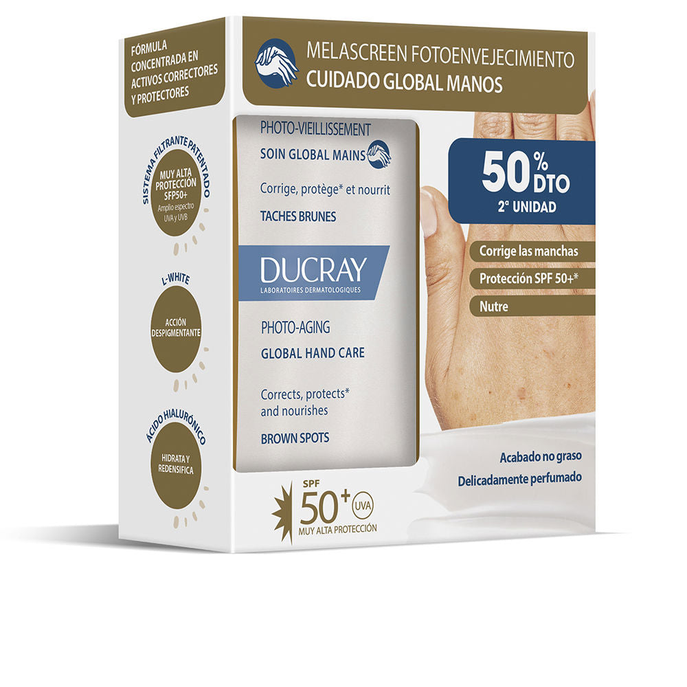 DUCRAY MELASCREEN global photoaging hand care SPF50+ duo 2 x 50 ml in , Body Cosmetics by DUCRAY. Merkmale: . Verfügbar bei ParfümReich.