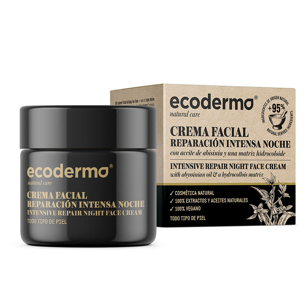 ECODERMA CREMA FACIAL reparación intensiva noche 50 ml in , Facial Cosmetics by ECODERMA. Merkmale: . Verfügbar bei ParfümReich.