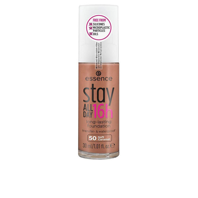 ESSENCE STAY ALL DAY 16H base de maquillaje de larga duración 30 ml in 50-Soft Caramel , Makeup by ESSENCE. Merkmale: . Verfügbar bei ParfümReich.
