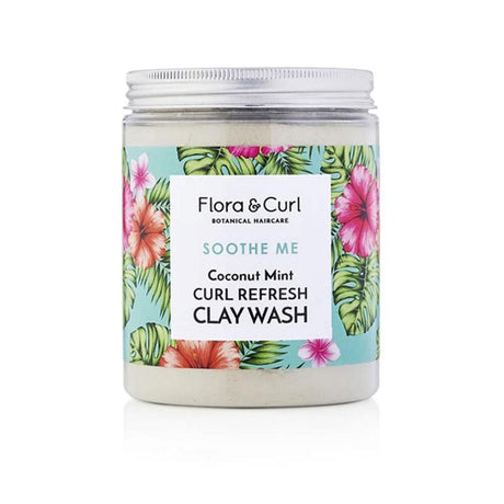 FLORA AND CURL SOOTHE ME coconut mint curl refresh clay wash 260 gr in , Hair by FLORA AND CURL. Merkmale: . Verfügbar bei ParfümReich.