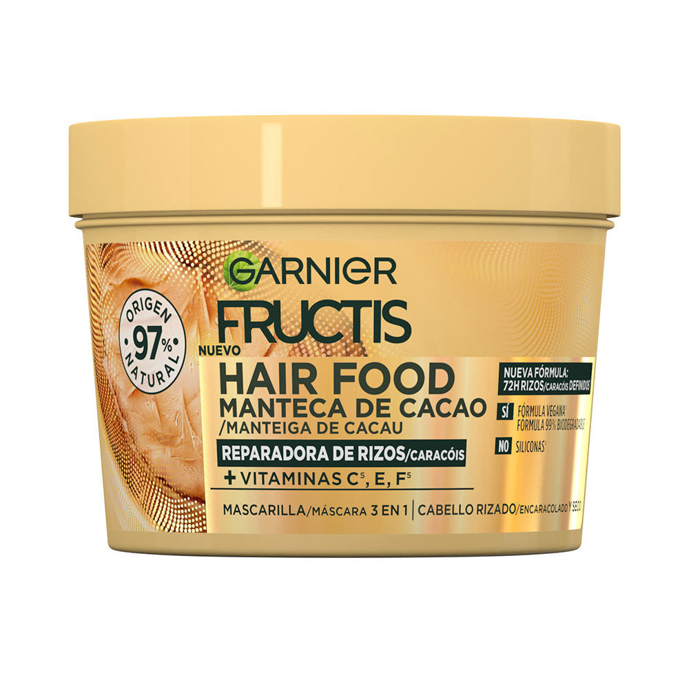 GARNIER FRUCTIS HAIR FOOD cocoa butter mask nourished curls 390 ml in , Hair by GARNIER. Merkmale: . Verfügbar bei ParfümReich.