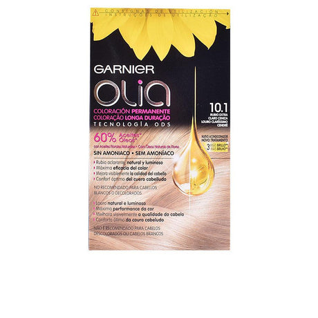 GARNIER OLIA Coloración Permanente in 9 1/2.1 - Lightest Ash Blonde , Hair by GARNIER. Merkmale: . Verfügbar bei ParfümReich.