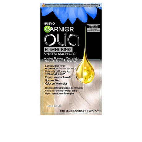 GARNIER OLIA HI SHINE TONER semi-permanent color neutralizer in 10-01-platinum-blonde , Hair by GARNIER. Merkmale: . Verfügbar bei ParfümReich.