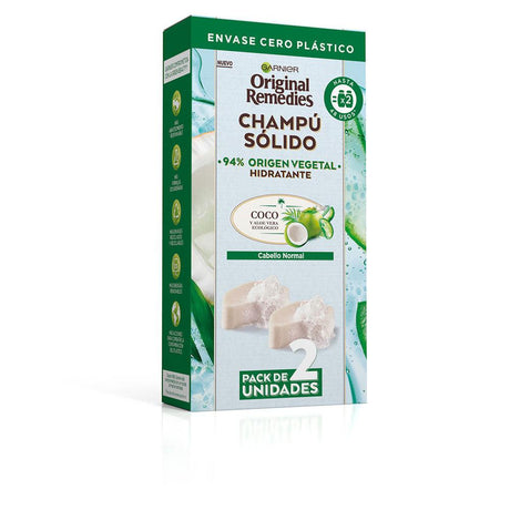 GARNIER ORIGINAL REMEDIES Coconut Moisturizing Solid Shampoo 2 X 60 gr in , Hair by GARNIER. Merkmale: . Verfügbar bei ParfümReich.