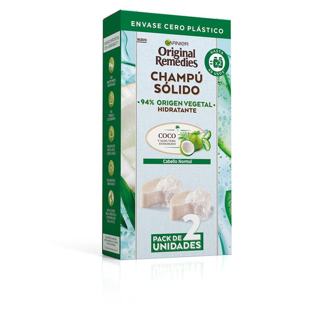 GARNIER ORIGINAL REMEDIES Coconut Moisturizing Solid Shampoo 2 X 60 gr in , Hair by GARNIER. Merkmale: . Verfügbar bei ParfümReich.