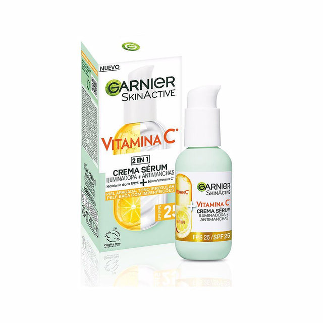 GARNIER SKINACTIVE VITAMIN C serum cream SPF25 50 ml in , Facial Cosmetics by GARNIER. Merkmale: . Verfügbar bei ParfümReich.